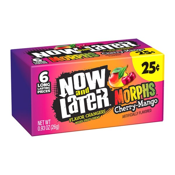 Now and Later Morphs Cherry Mango 26g