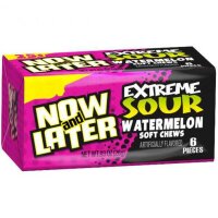 Now and Later Extreme Sour Watermelon 26g