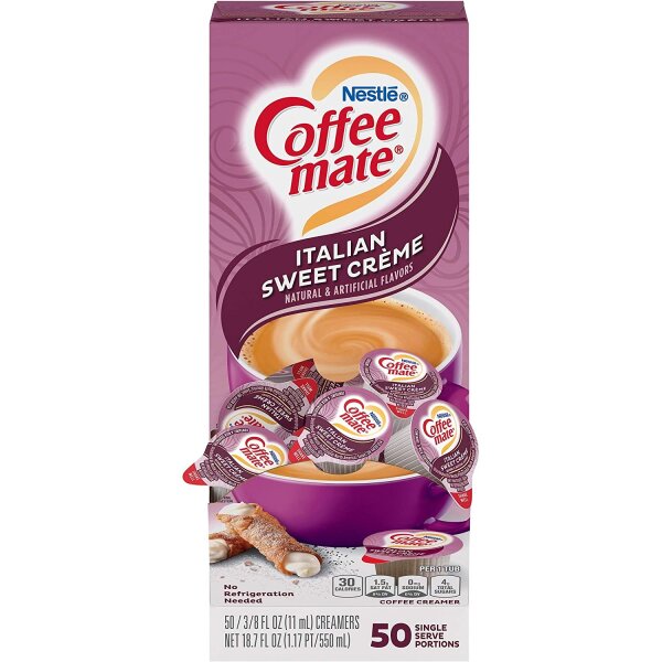 Nestle Coffee Mate - Italian Sweet Creme - 50 x 11 ml