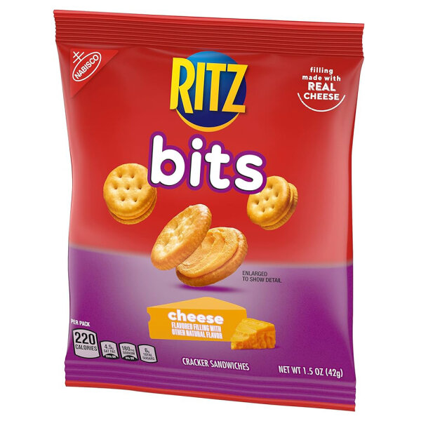 Nabisco Ritz Bits Cheese Cracker Sandwiches 42g