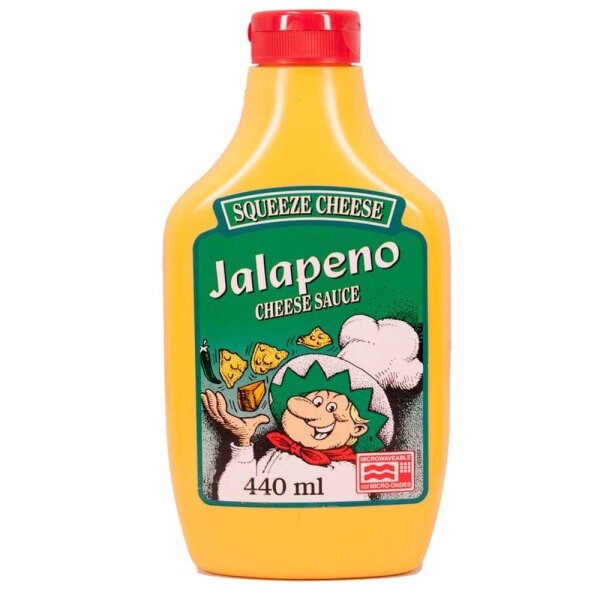 Squeeze Cheese Jalapeno Cheese Sauce 440ml