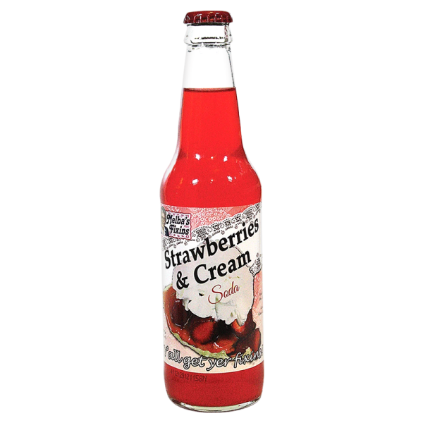 ROCKET FIZZ - Melba´s Fixins Strawberries & Cream Soda 355ml