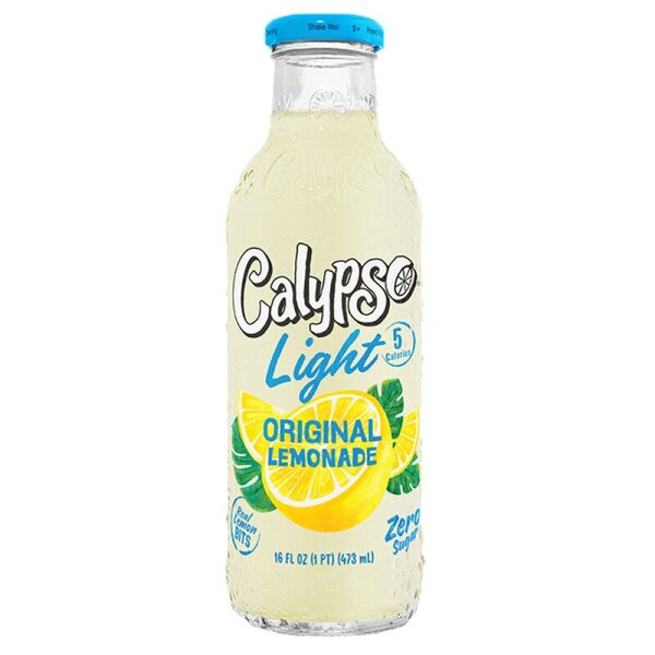 Calypso - Original Lemonade Light - Glasflasche - 473 ml