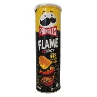 Pringles Flame Medium Spicy BBQ 160g
