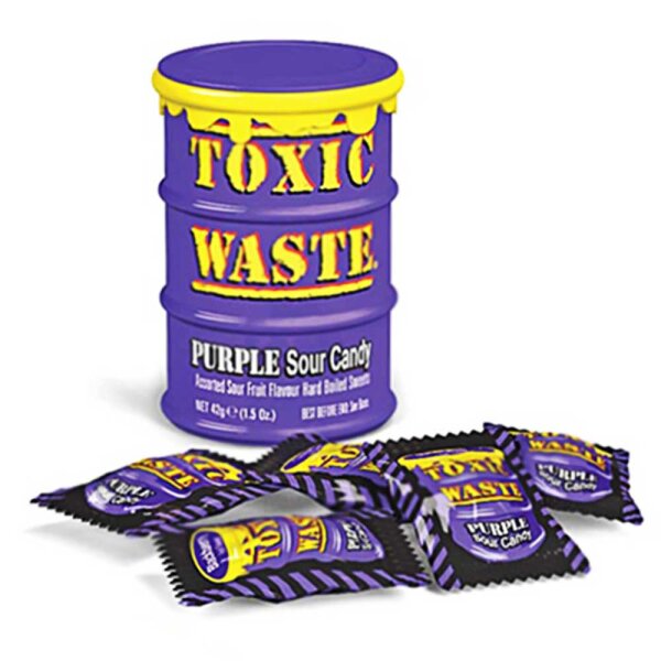 Toxic Waste Sour Candy Purple 42g