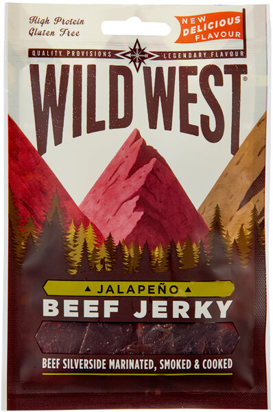 Wild West Beef Jerky - Jalapeño 25g