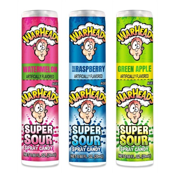 Warheads Super Sour Upright Box Spray 20ml