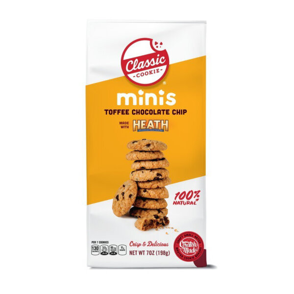 Classic Cookie Toffee Chocolate Chip with Heath Mini Cookies 198g
