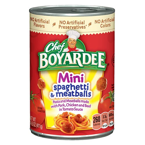 Chef Boyardee Mini - Spaghetti & Meatballs 411g