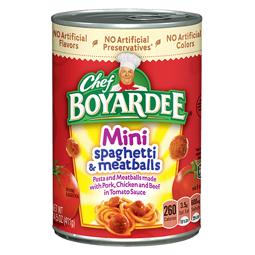 Chef Boyardee Mini - Spaghetti &amp; Meatballs 411g