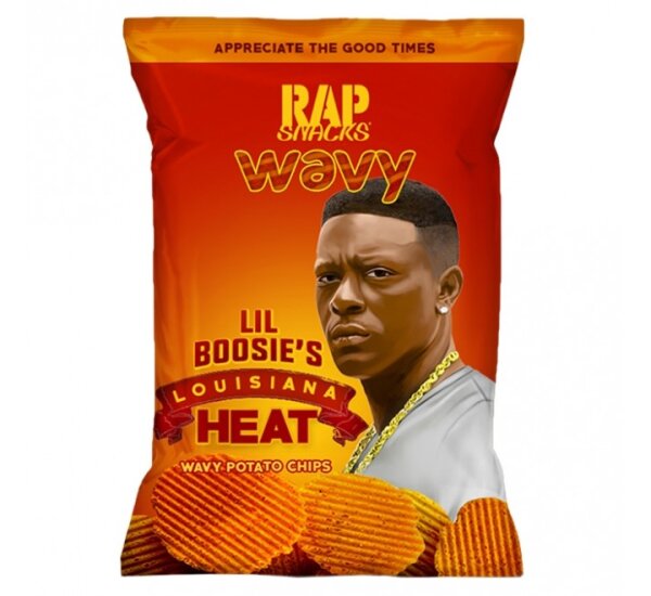 Rap Snacks Wavy Chips Lil Boosies Louisiana Heat 71g