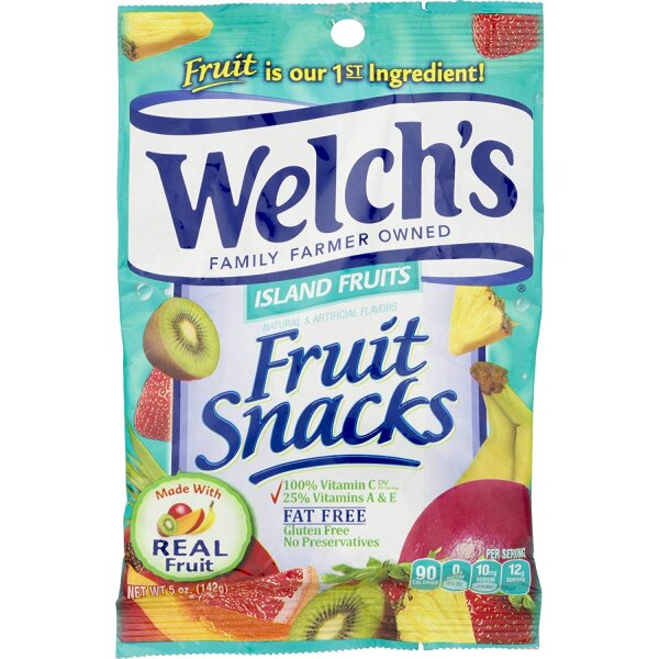 Welch&acute;s Fruit Snacks Island Fruits 142g