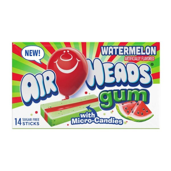 AirHeads Gum Watermelon 34g