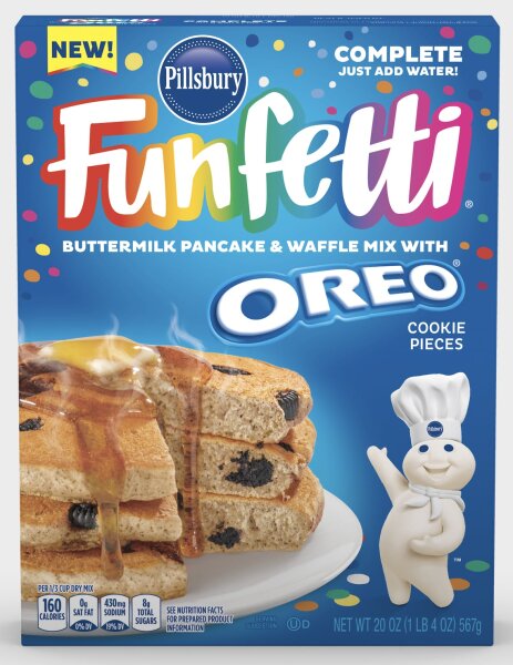 Pillsbury Funfetti Buttermilk Pancake &amp; Waffle Mix with Oreo 567g