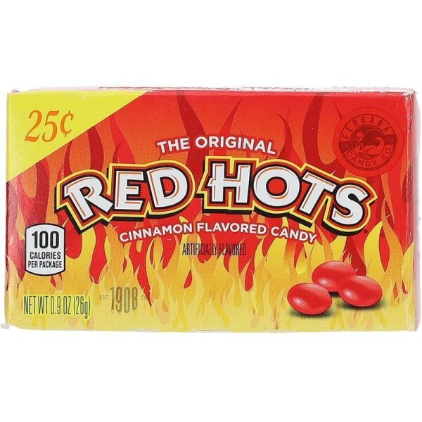 Red Hots Cinnamon Flavored Candy 26g