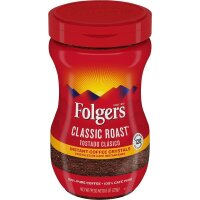 Folgers Classic Roast Instant Coffee 226g