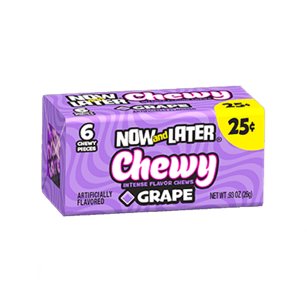 Now and Later Chewy Grape 26g