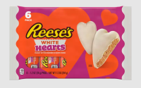 Reeses Valentines White Creme Peanut Butter Hearts 204g