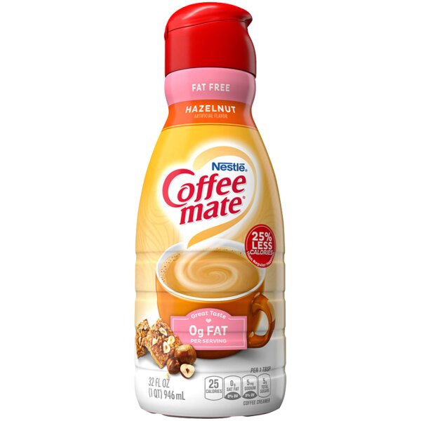 Nestle Coffee Mate - Hazelnut Coffee Creamer Fat Free 946ml
