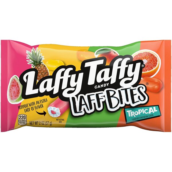 Laffy Taffy Bites Tropical 57g