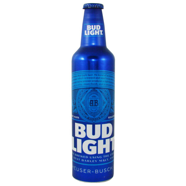 Bud Light Beer Alu Flasche 500ml 4,2% vol.