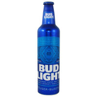 Bud Light Beer Alu Flasche 473ml 4,2% vol.