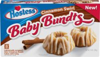 Hostess Baby Bundts Cinnamon Swirl 284g