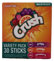 Crush Soda to go Sugar Free Drink Mix Variety Pack 78g