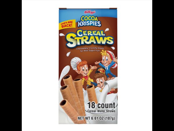 Kelloggs Cocoa Krispies Cereal Straws 187g (MHD 28.09.2022)