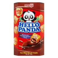 Meiji Hello Panda Biscuits with Chocolate Flavoured...