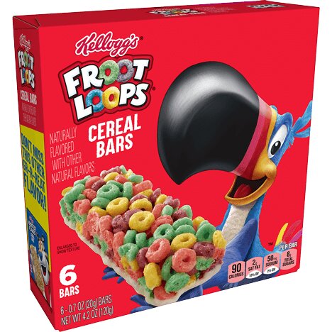 Kellogg´s Froot Loops Cereal Bars 120g - 6 Bars