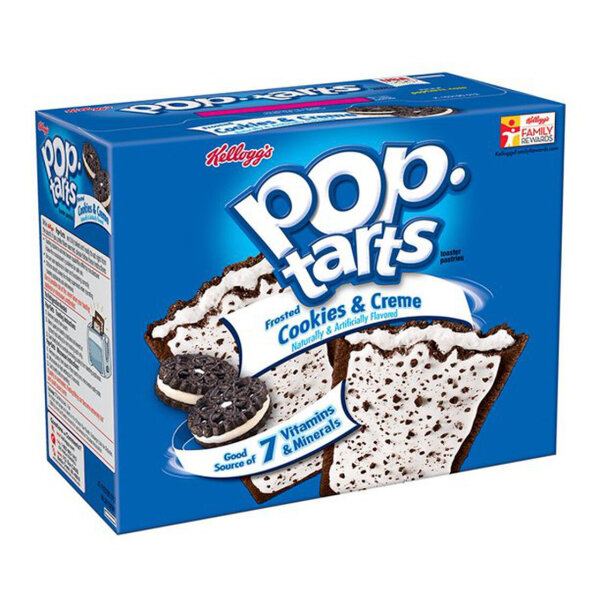 Kelloggs Pop-Tarts Frosted Cookies & Creme - 12 Stück - 576g