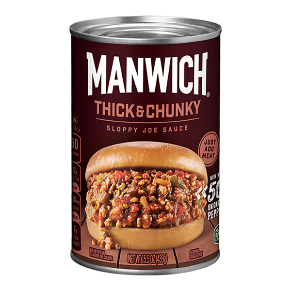 Hunts Manwich Sloppy Joe Sauce Thick & Chunky 439 g