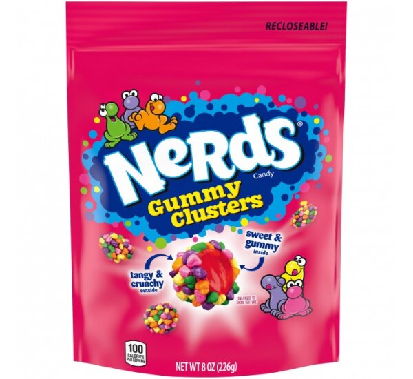 Wonka Nerds Gummy Clusters 226g