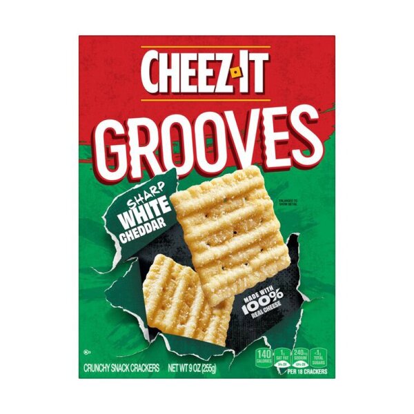Cheez IT - Grooves White Cheddar 255g