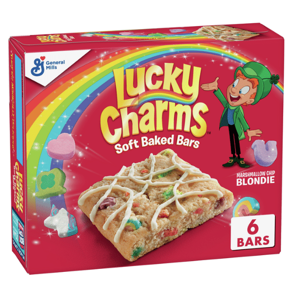 Lucky Charms Soft Baked Bars 6-Pack 139g