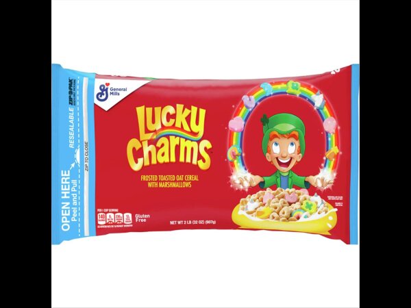 General Mills Lucky Charms Resealable Bag 907g