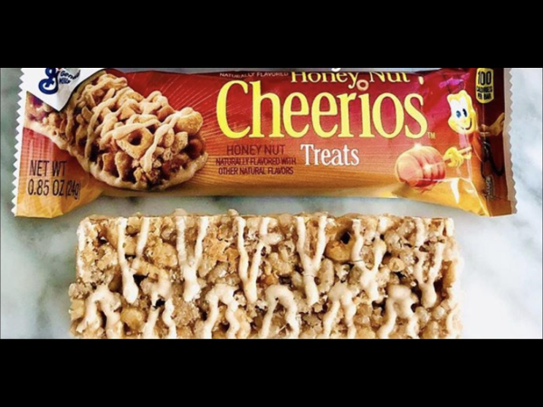 General Mills Honey Nut Cheerios Breakfast Cereal Treat Bar 24g