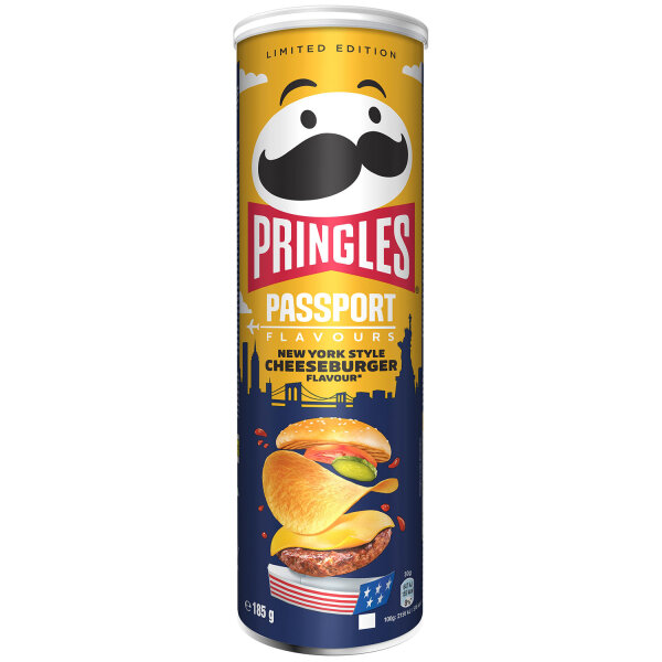 Pringles Passport Flavours New York Style Cheeseburger 185g
