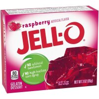 Jell-O Rasberry Gelatin Dessert 85g