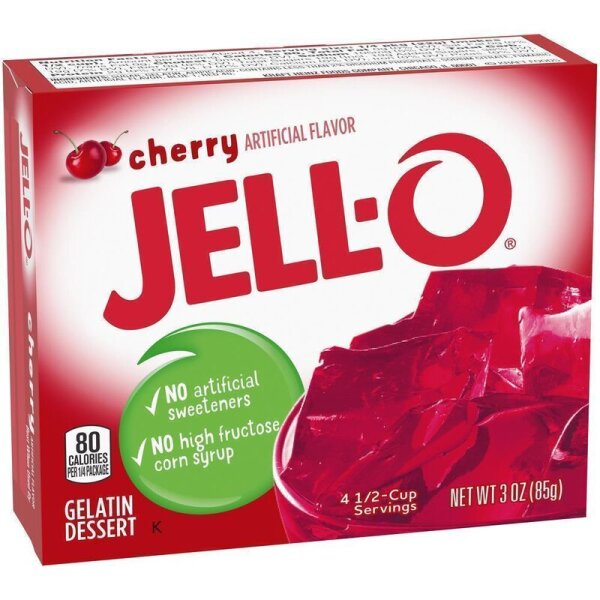 Jell-O Cherry Gelatin Dessert 85 g