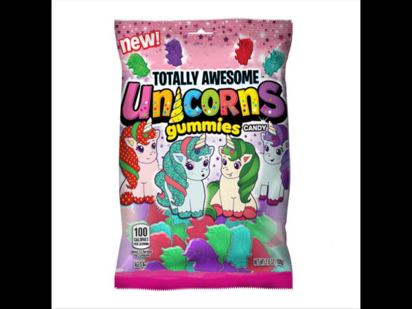 Topps Totally Awesome Unicorn Gummies 108g