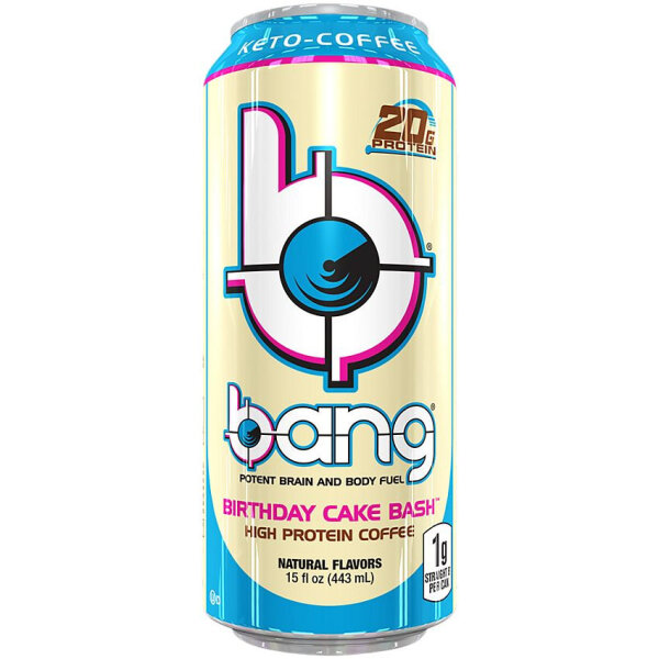 Bang High Protein Keto Coffee Birthday Cake Bash 473ml