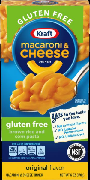 Kraft - Macaroni & Cheese - Gluten Free 170g (MHD 05.09.2022)