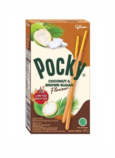 Pocky Coconut Brown Sugar 37g