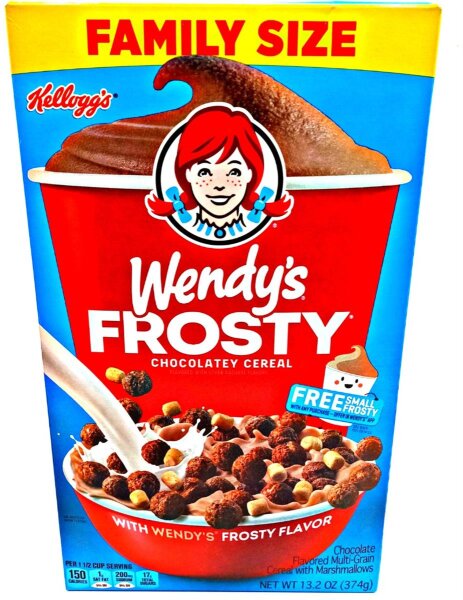 Kellogg’s Wendy’s Frosty Chocolatey Cereal 374g (MHD 04.01.2023)