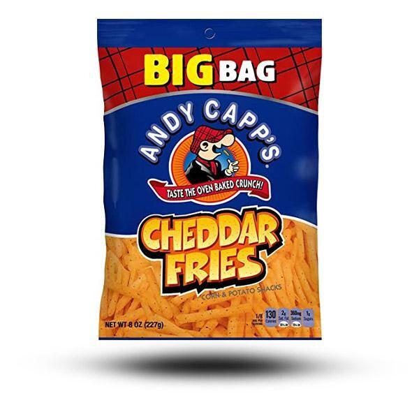 Andy Capps Cheddar Fries Big Bag 227g