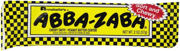 Abba-Zaba Chewy Taffy Peanut Butter 51.3g