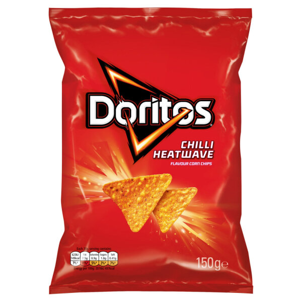 Doritos Chilli Heatwave Tortilla Chips 150g