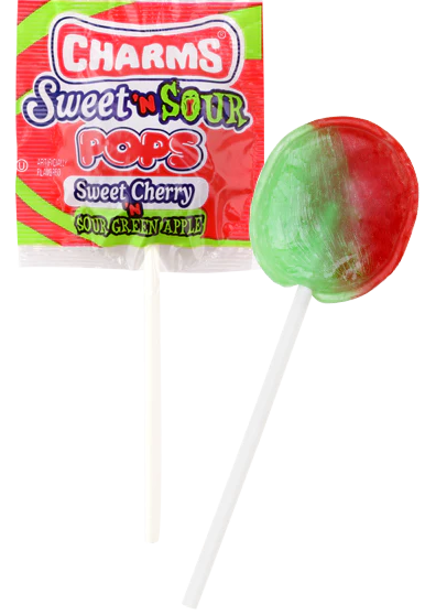 Charms Sweet n Sour Pops 18g